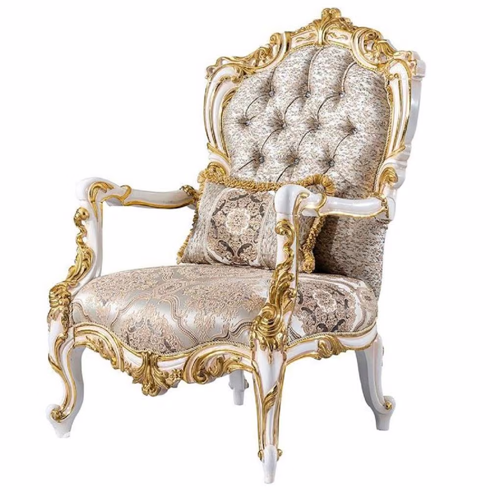 Step into a world of unparalleled elegance and luxury with our exquisite collection of baroque armchairs at Casa Padrino.